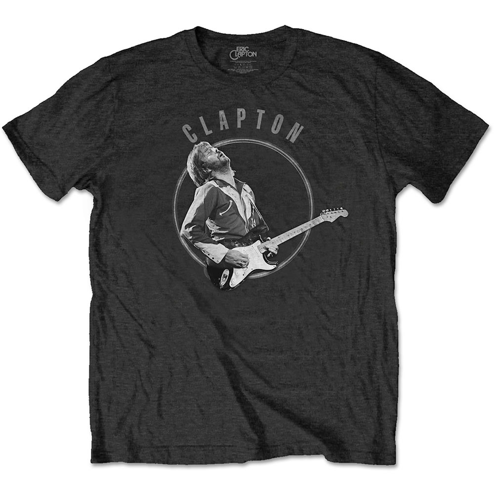 Eric Clapton - Vintage Photo Heren Tshirt - Zwart